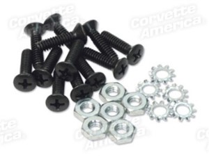 Rocker Panel Screw Set. W/Nuts and Washers 70-82