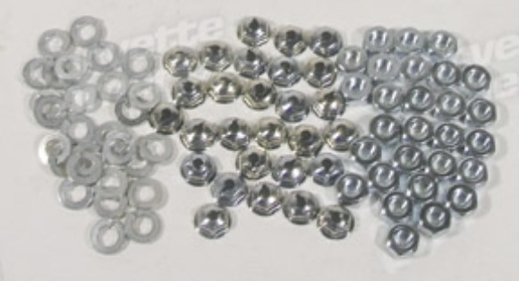 Grille Shell Nut & Washer Kit. 84 Piece 58-62