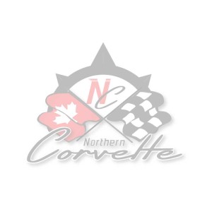 Acousti-Shield Hood Insulation Set - with Corvette CrossFlag Logo 73-82